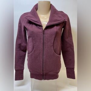 Lululemon Women’s Burgundy Jacket Size 4 EUC